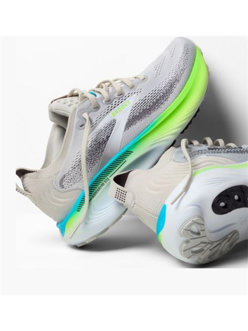 adrenaline gts BROOKS | 1104541D033OYSTER/GREEN GECKO/BLUE